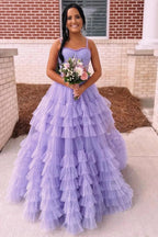 Tiered Ruffle Sweetheart Beaded Long Prom Dress by KissProm