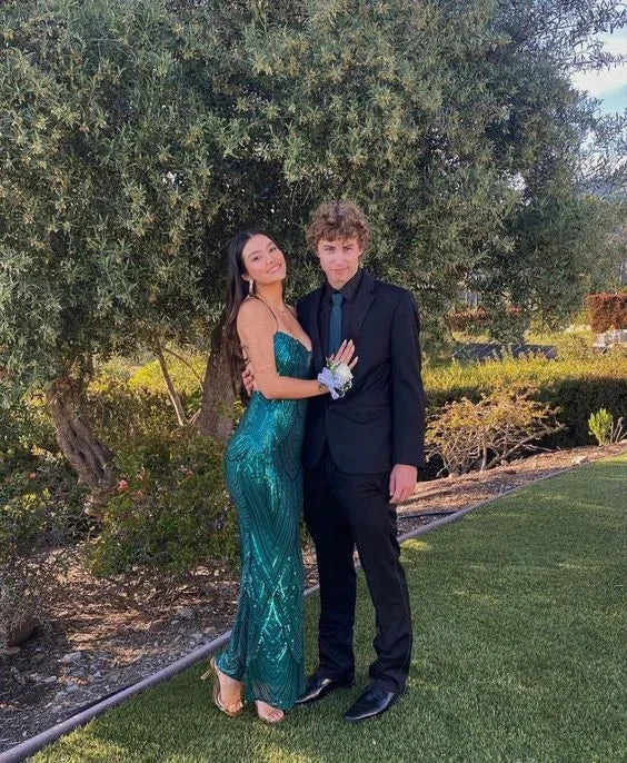 Charming Green Mermaid Prom Dress Green Evening Dress Y7188 by simplepromdress