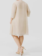 A-Line/Princess Mother of the Bride Dresses with Jacket by Dreamylily