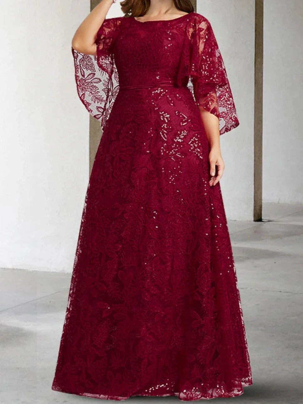 A-Line/Princess Mother of the Bride Dresses with Applique & Sequins by Dreamylily
