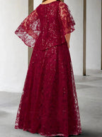 A-Line/Princess Mother of the Bride Dresses with Applique & Sequins by Dreamylily