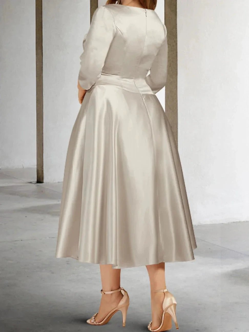 A-Line/Princess V-Neck Mother of the Bride Dresses by Dreamylily