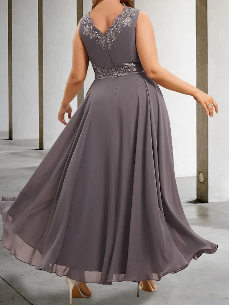A-Line/Princess Mother of the Bride Dresses with Applique & Sequins by Dreamylily