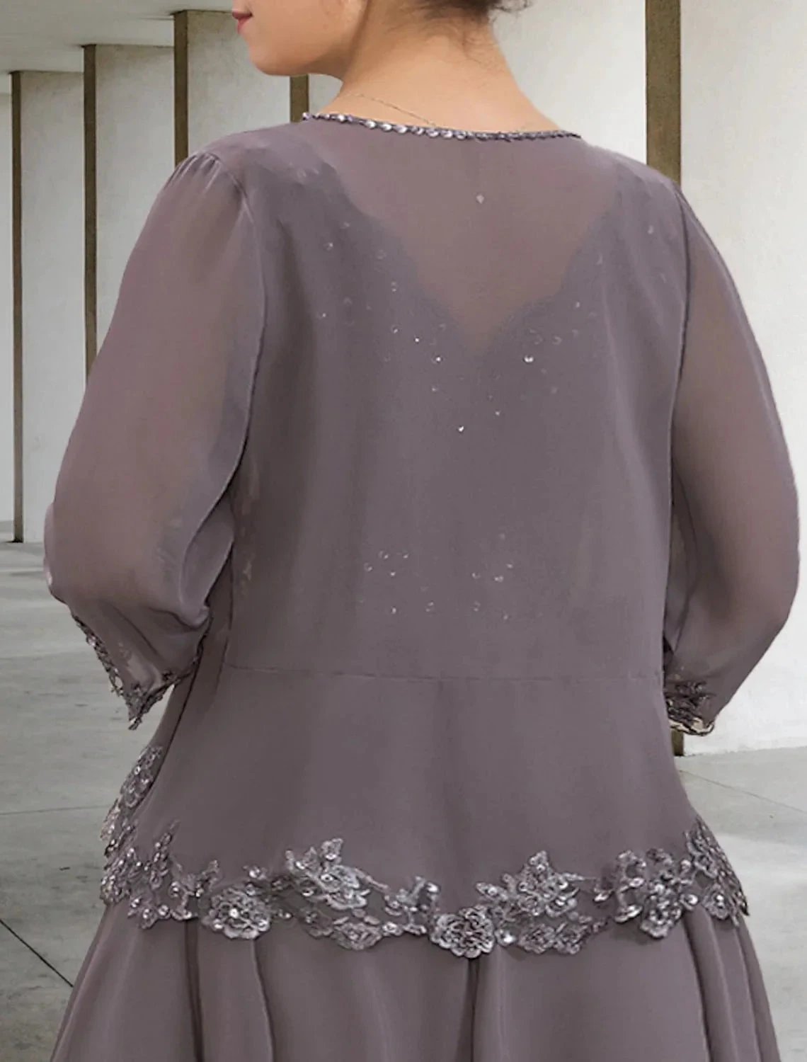 A-Line/Princess Mother of the Bride Dresses with Applique & Sequins by Dreamylily