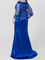 Trumpet/Mermaid Mother of the Bride Dresses with Applique & Sequins by Dreamylily