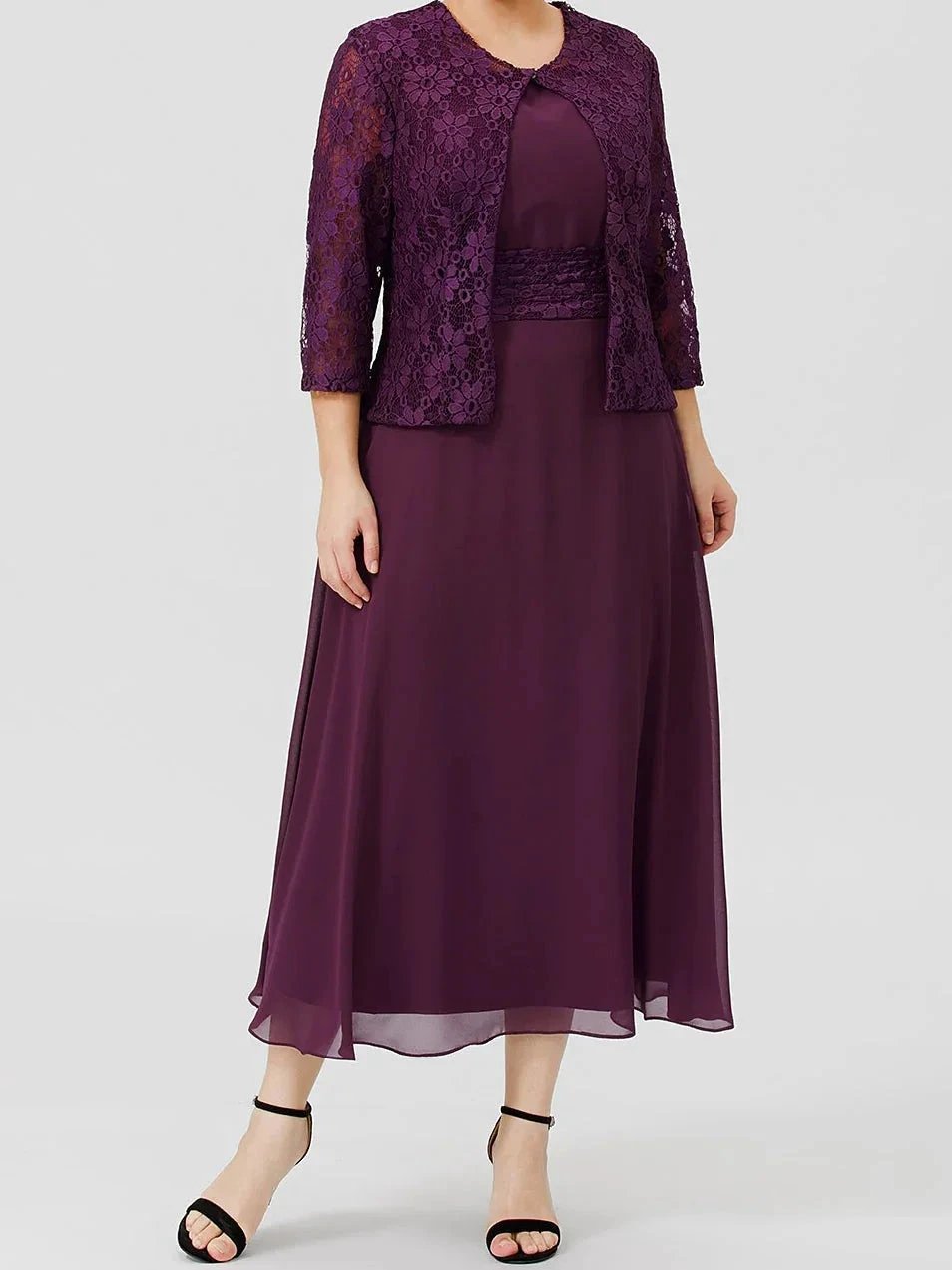 A-Line/Princess Mother of the Bride Dresses with Applique & Jacket by Dreamylily