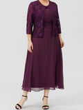 A-Line/Princess Mother of the Bride Dresses with Applique & Jacket by Dreamylily