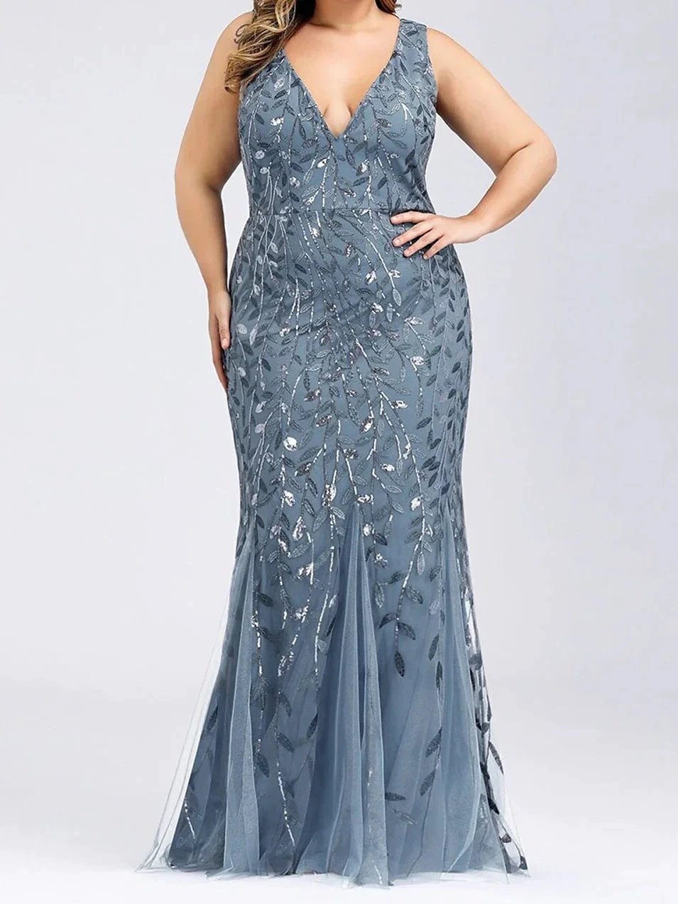 Trumpet/Mermaid Mother of the Bride Dresses with Sequins by Dreamylily