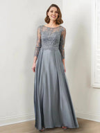 A-Line/Princess Mother of the Bride Dresses with Applique & Sequins by Dreamylily
