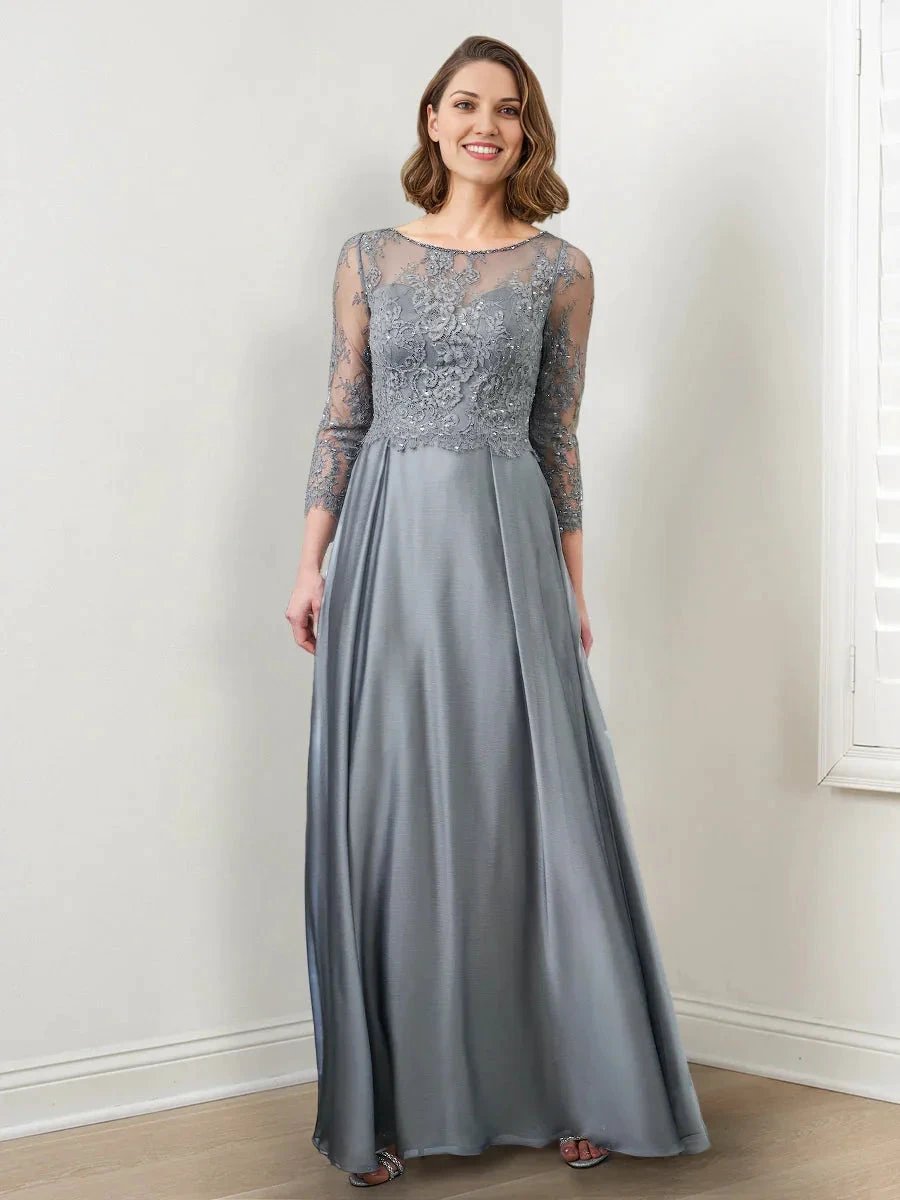 A-Line/Princess Mother of the Bride Dresses with Applique & Sequins by Dreamylily