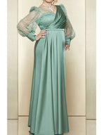 A-Line/Princess V-Neck Mother of the Bride Dresses with Sequins by Dreamylily