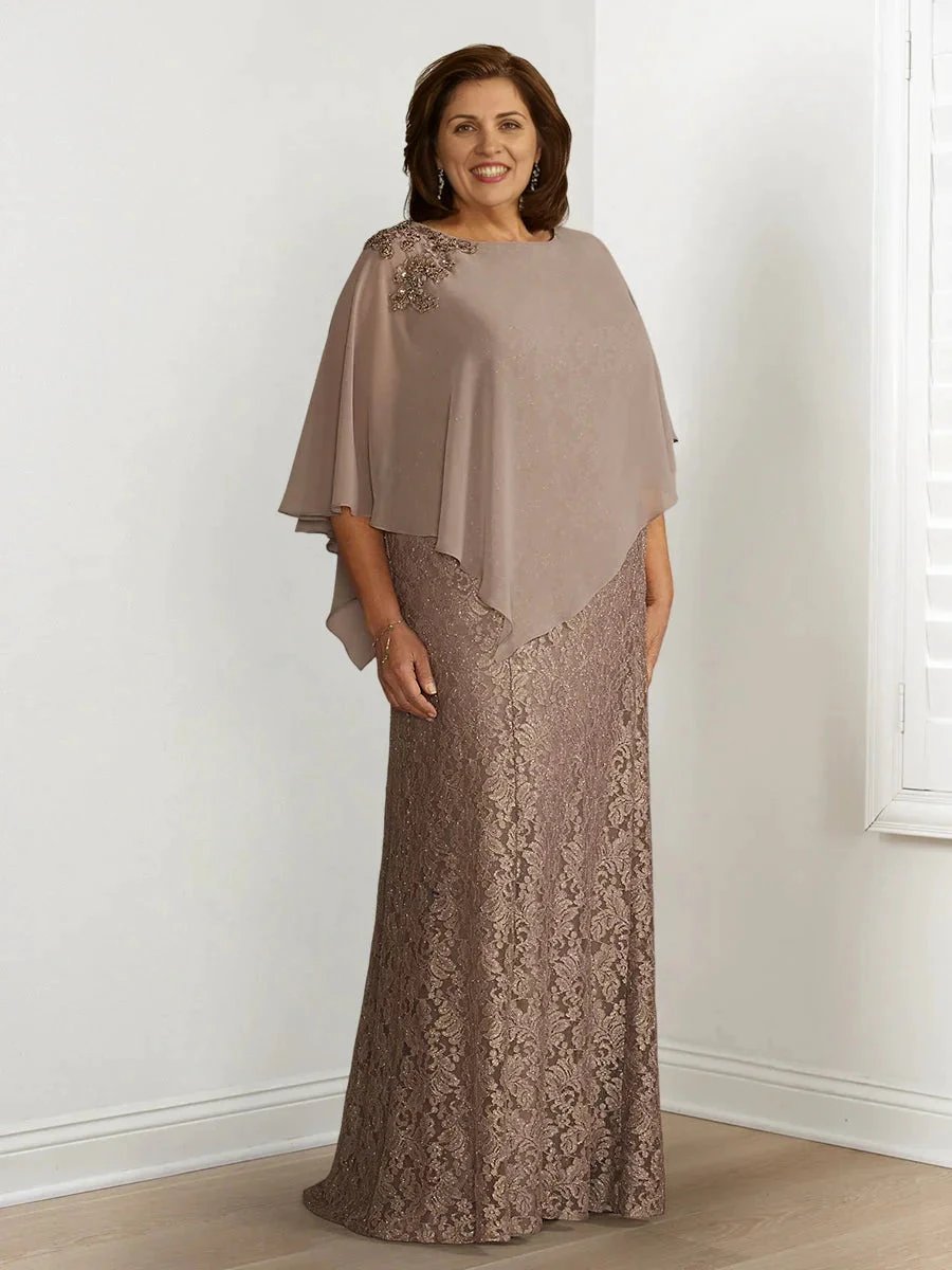 A-Line/Princess Mother of the Bride Dresses with Applique & Wraps by Dreamylily