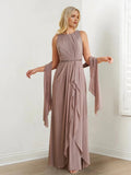A-Line/Princess Sleeveless Mother of the Bride Dresses with Beading & Wraps by Dreamylily