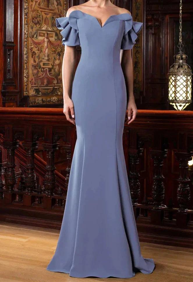 Trumpet/Mermaid Off-the-Shoulder Mother of the Bride Dresses by Dreamylily