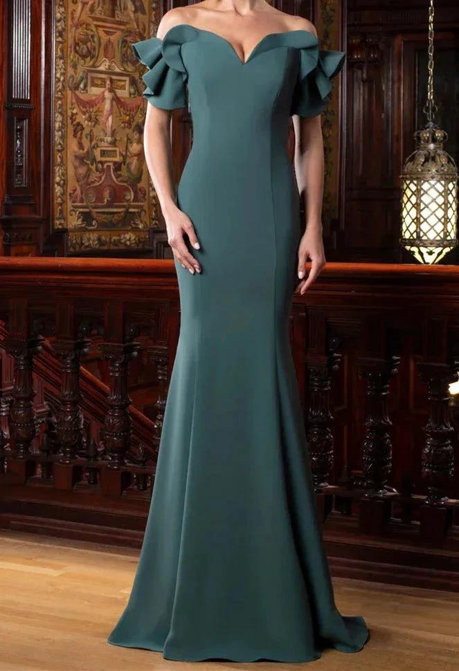 Trumpet/Mermaid Off-the-Shoulder Mother of the Bride Dresses by Dreamylily