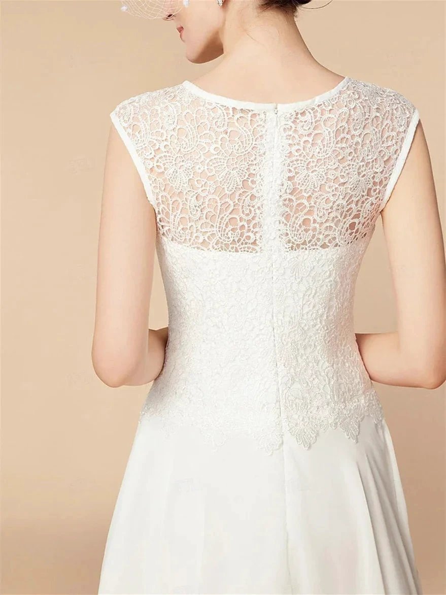 A-Line/Princess 3/4 Length Sleeve Knee Length Mother of the Bride Dresses with Wraps by Dreamylily