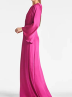 Sheath/Column One Shoulder Floor-Length Mother of the Bride Dresses by Dreamylily