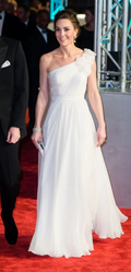 Elegant White One Shoulder Tulle Prom Dress Formal Evening Dress Y8198 by simplepromdress