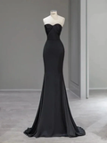 Black Mermaid Long Prom Dress,Charming Evening Dress Y2038 by simplepromdress