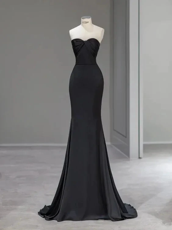 Black Mermaid Long Prom Dress,Charming Evening Dress Y2038 by simplepromdress