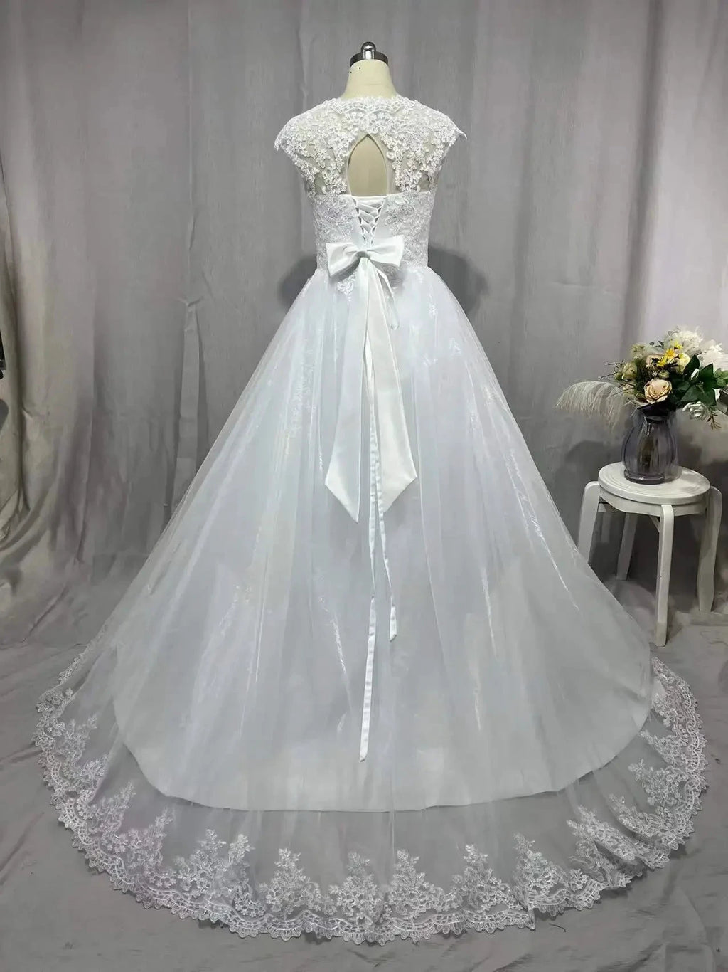 MYYBLE Real Photo Backless Cap Sleeves Bohemian Modern Wedding Dresses 2022 Plus Size Custom Made Vestido De Noiva Wedding Dress by payinti