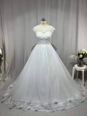 MYYBLE Real Photo Backless Cap Sleeves Bohemian Modern Wedding Dresses 2022 Plus Size Custom Made Vestido De Noiva Wedding Dress