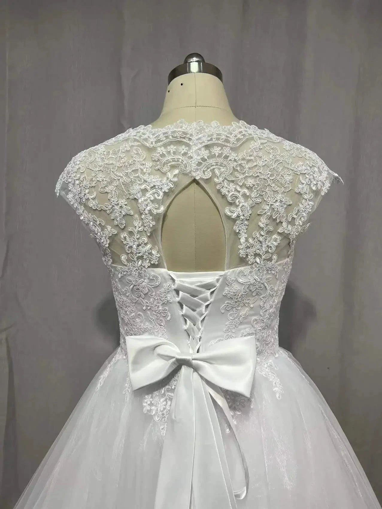 MYYBLE Real Photo Backless Cap Sleeves Bohemian Modern Wedding Dresses 2022 Plus Size Custom Made Vestido De Noiva Wedding Dress by payinti