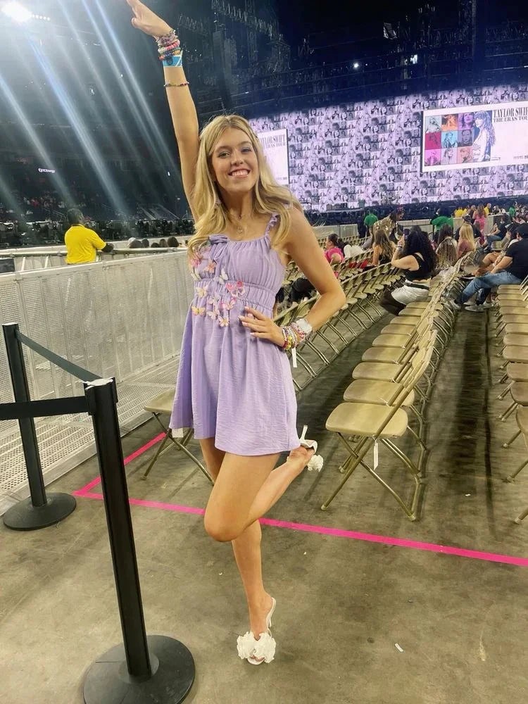 Cute A-line Lilac Homecoming Dress with Butterflies Y2474 by simplepromdress