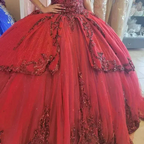 Red New Quinceanera Dresses Sequin Beading Appliques Sweetheart Formal Party Princess Ball Gowns Vestidos Y4257 by simplepromdress