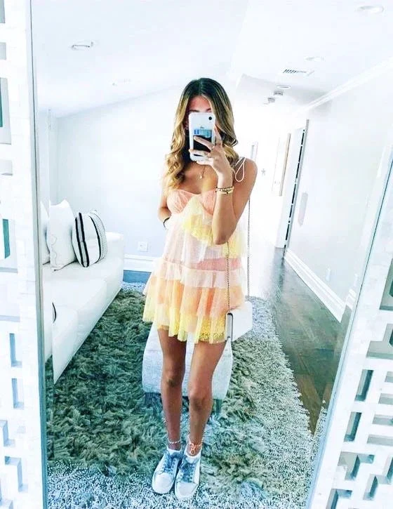 Chic Colorful Homecoming Dress Party Dress Y3008 by simplepromdress
