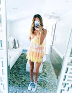 Chic Colorful Homecoming Dress Party Dress Y3008 by simplepromdress