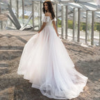 New BOHO Backless Wedding Dress Vestido De Noiva Wedding Gowns