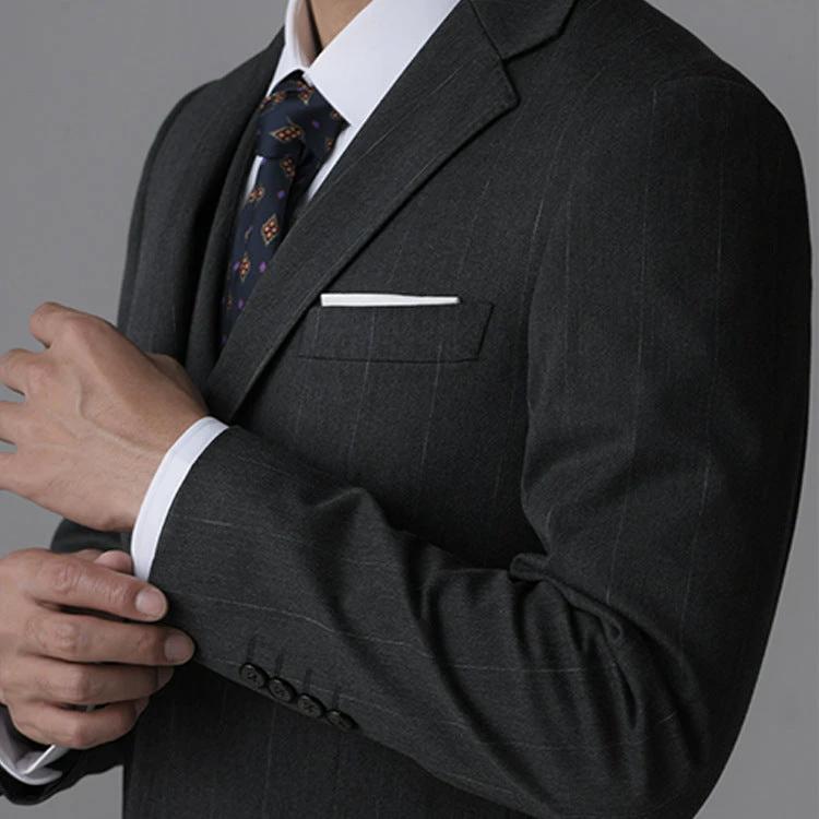 Men's Slim Fit Tuxedo Suit | 3-Piece Formal Wedding & Evening Wear Set by 男装