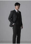 Men's Slim Fit Tuxedo Suit | 3-Piece Formal Wedding & Evening Wear Set by 男装