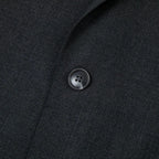 Men's black flat collar suit jacket, exquisite groom's suit, wedding suit, formal dress, groomsman's suit customization by 男装