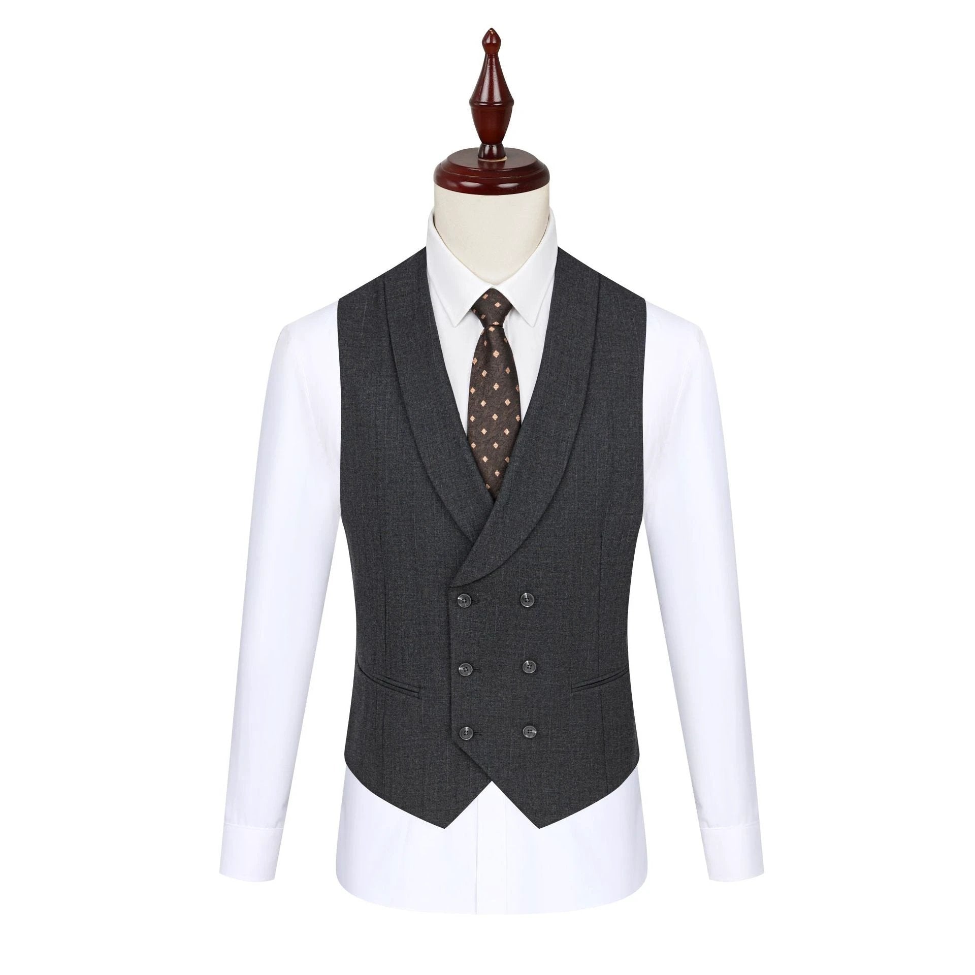 Men's black flat collar suit jacket, exquisite groom's suit, wedding suit, formal dress, groomsman's suit customization by 男装