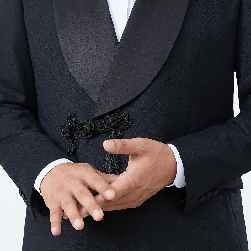 Customized wedding evening gown, men's high-end suit, tailored banquet suit, men's suit, men's suit by 男装