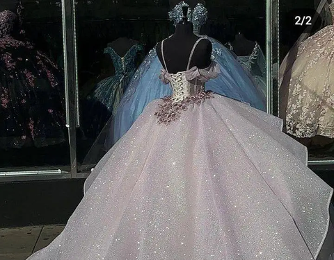 Schickes A-Linie Spaghettiträger Ballkleid, Sweet 16 Kleid Y1918