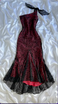 Elegant Burgundy One Shoulder Mermaid Evening Dress Formal Prom Dress Y8296 by simplepromdress