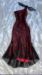 Elegant Burgundy One Shoulder Mermaid Evening Dress Formal Prom Dress Y8296 by simplepromdress