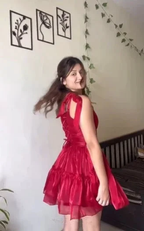 Sweet Red A Line Tulle Homecoming Dress Short Prom Dress Y8509 by simplepromdress