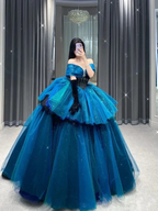 Fantastic Off The Shoulder Ball Gown,Princess Dress,18th Birthday Party Dress Y4385 by simplepromdress
