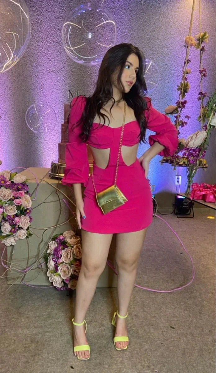 Sexy Waist Cutout Homecoming Dress with Long Sleeves Y2487 by simplepromdress