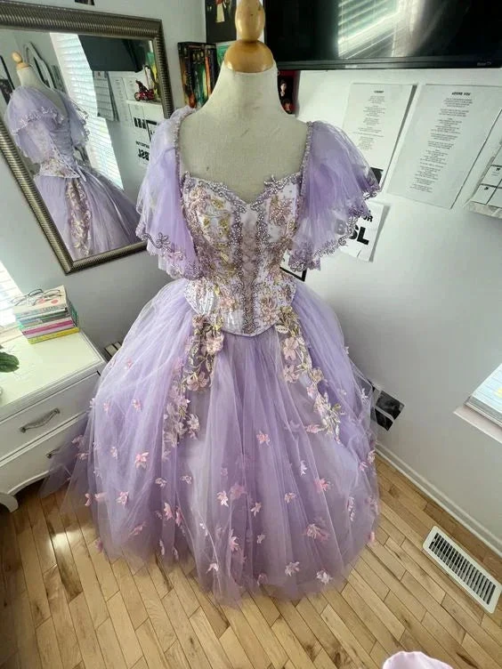 Vintage Purple Quinceanera Dress Ball Gown,Sweet 16 Dress Y6756 by simplepromdress