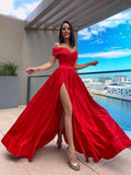 Hot Prom Dress Off the Shoulder Formal Party Dress SYP18 by vivymakudress