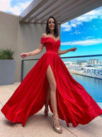 Hot Prom Dress Off the Shoulder Formal Party Dress SYP18 by vivymakudress