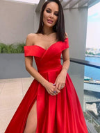 Hot Prom Dress Off the Shoulder Formal Party Dress SYP18 by vivymakudress