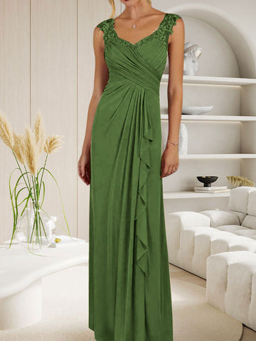 Vestido de malla plisada con escote corazón y corte en A color champán