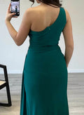 Sheath/Column One-Shoulder Mother of the Bride Dresses by Dreamylily