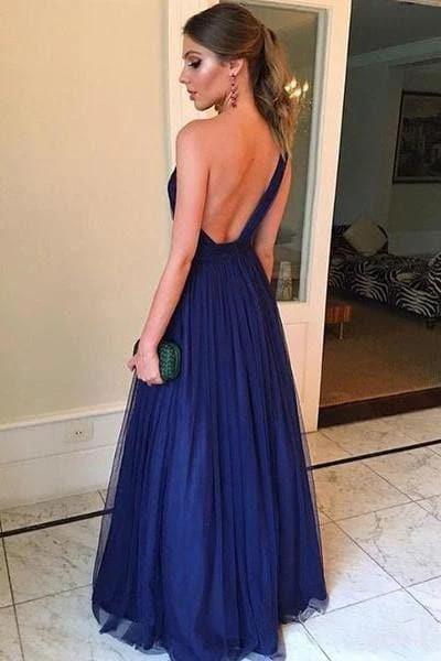 One Shoulder Prom Dress Holiday Party Outfit SYP15 by vivymakudress